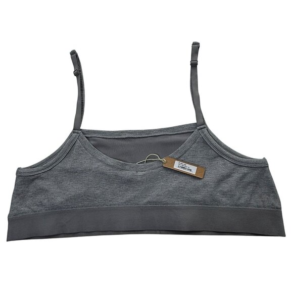 SKIMS Soft Lounge Bralette + Boxer Short Set Team USA‎ Heather Gray 4X - Picture 4 of 15